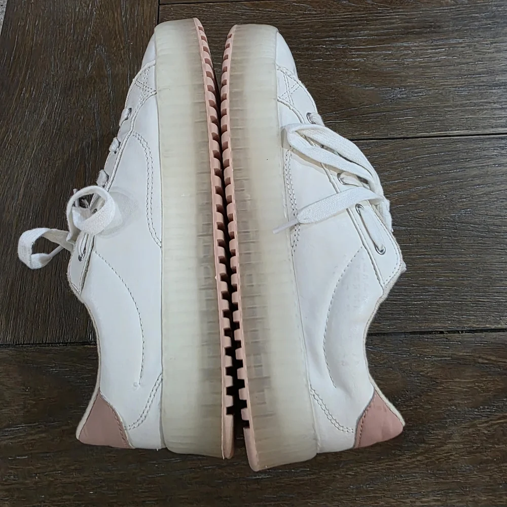 Zara White Platform Sneakers Women's Size 39 (US 8)